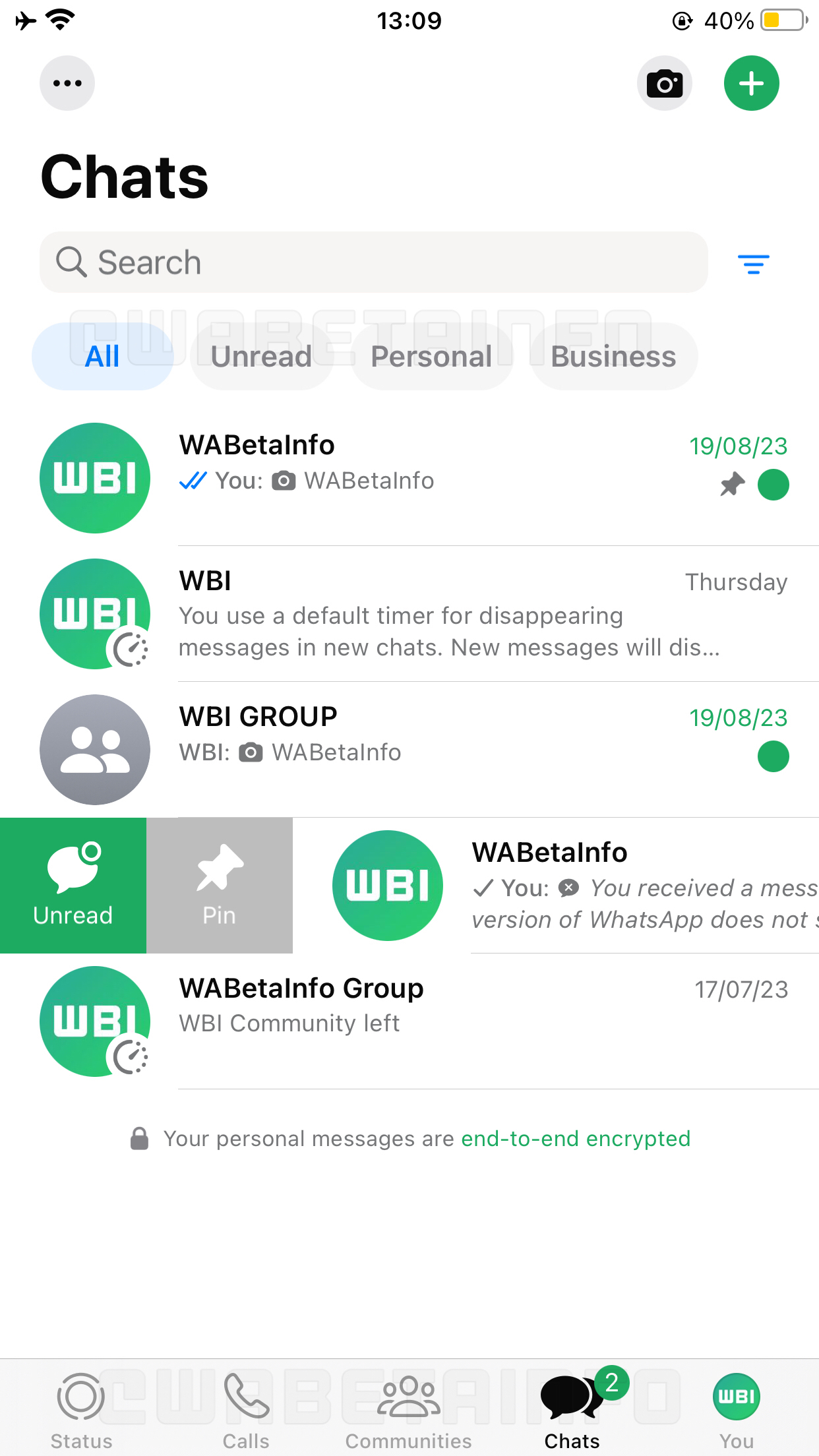 Бета-версия WhatsApp для iOS 23.17.1.77: что нового?